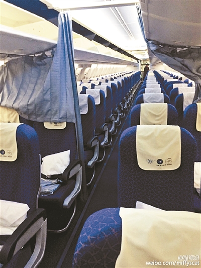 年關(guān)將近，很多人回家的票還沒有著落，而昨日凌晨，一架從武漢飛往廣州的航班上只有一名女乘客，偌大的客機成了一個人的專機。