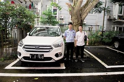 渝北警方送還追回的翼虎SUV。 渝北警方供圖