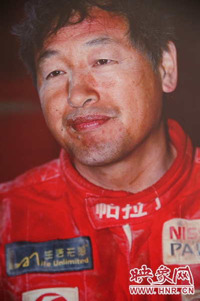 盧寧軍賽場的一刻。