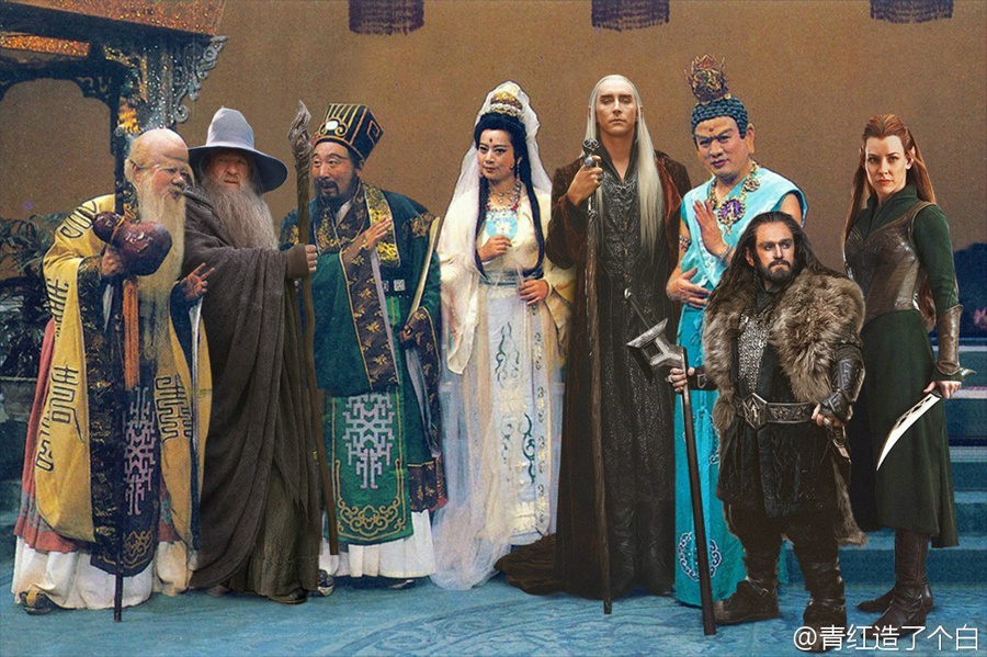 網(wǎng)友PS“中土東土聯(lián)誼會(huì)” 畫風(fēng)優(yōu)美毫無(wú)違和感 網(wǎng)友PS“中土東土聯(lián)誼會(huì)” 畫風(fēng)優(yōu)美毫無(wú)違和感