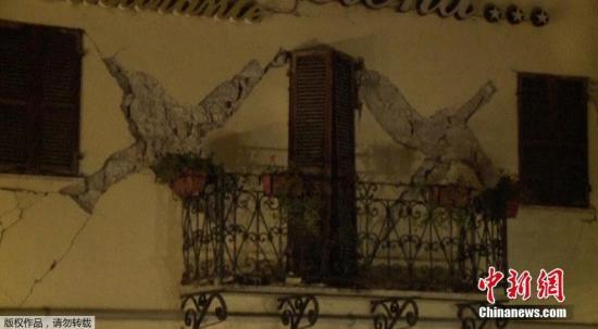 意大利接連地震致數十人傷 或系上次大地震余震