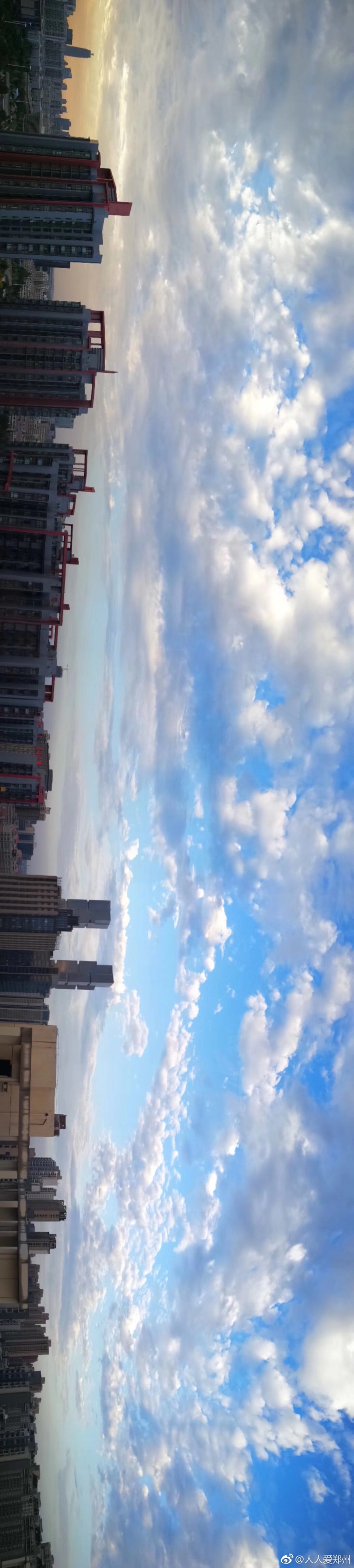 又被鄭州的藍天刷屏！隨便一拍就是手機壁紙