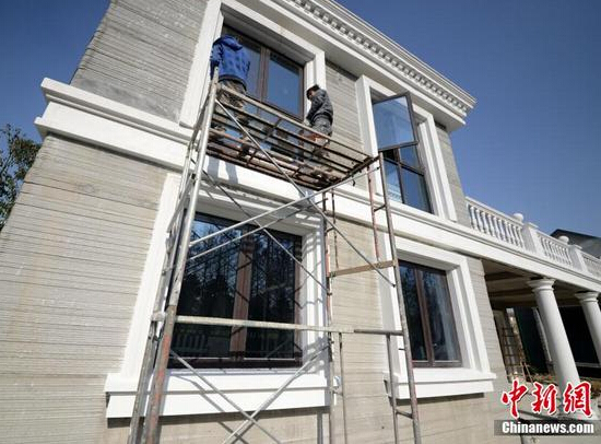 看！這些別墅都是3D打印出來的 僅耗時1天