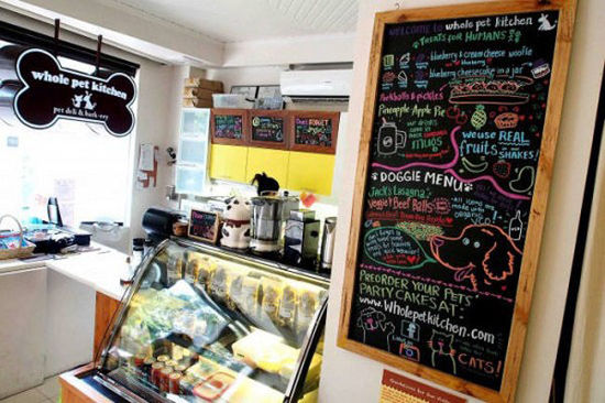 菲律賓另類咖啡館為寵物狗設(shè)菜單 鼓勵人狗同桌進(jìn)餐(圖)