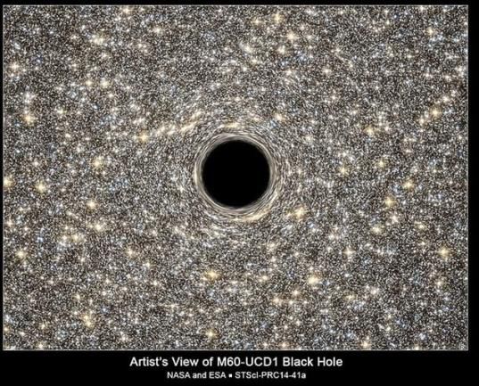 極小星系中發(fā)現(xiàn)超大黑洞質(zhì)量約為2100萬(wàn)個(gè)太陽(yáng)