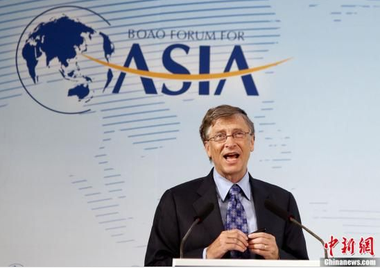 資料圖：美國(guó)首富比爾·蓋茨。中新社發(fā) 張浩 攝