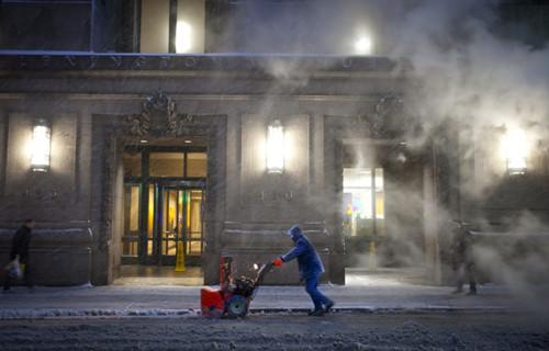 特大暴風(fēng)雪襲擊美國東北部，多州進(jìn)入緊急狀態(tài)。