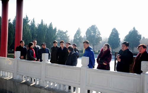 韓國訪問團(tuán)參觀鹿邑縣老子故里感到非常震撼