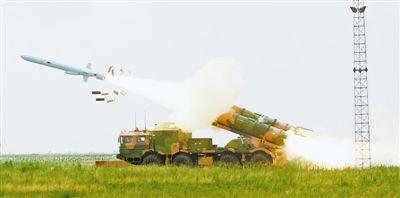 導彈發(fā)射。林曉營攝