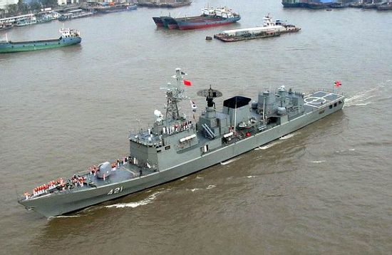資料圖：中國為泰國建造的納萊頌恩級護衛(wèi)艦。